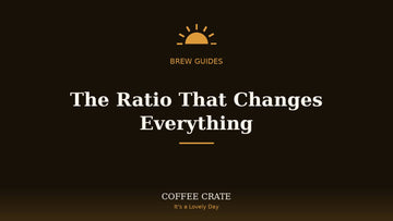 Coffee to water ratio golden ratio guide, Coffee Crate
